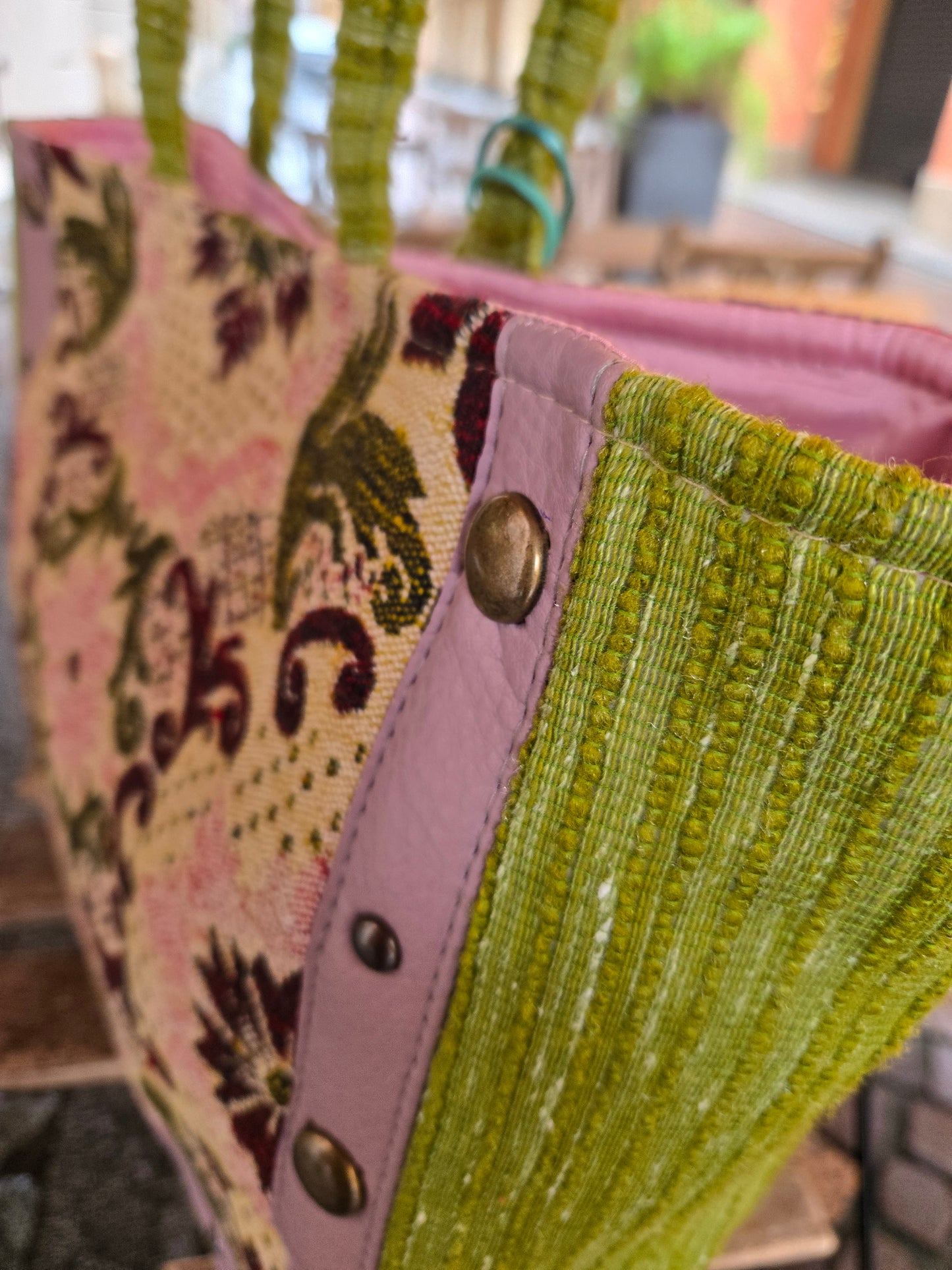 LOVE ROSA-VERDE SHOPPER