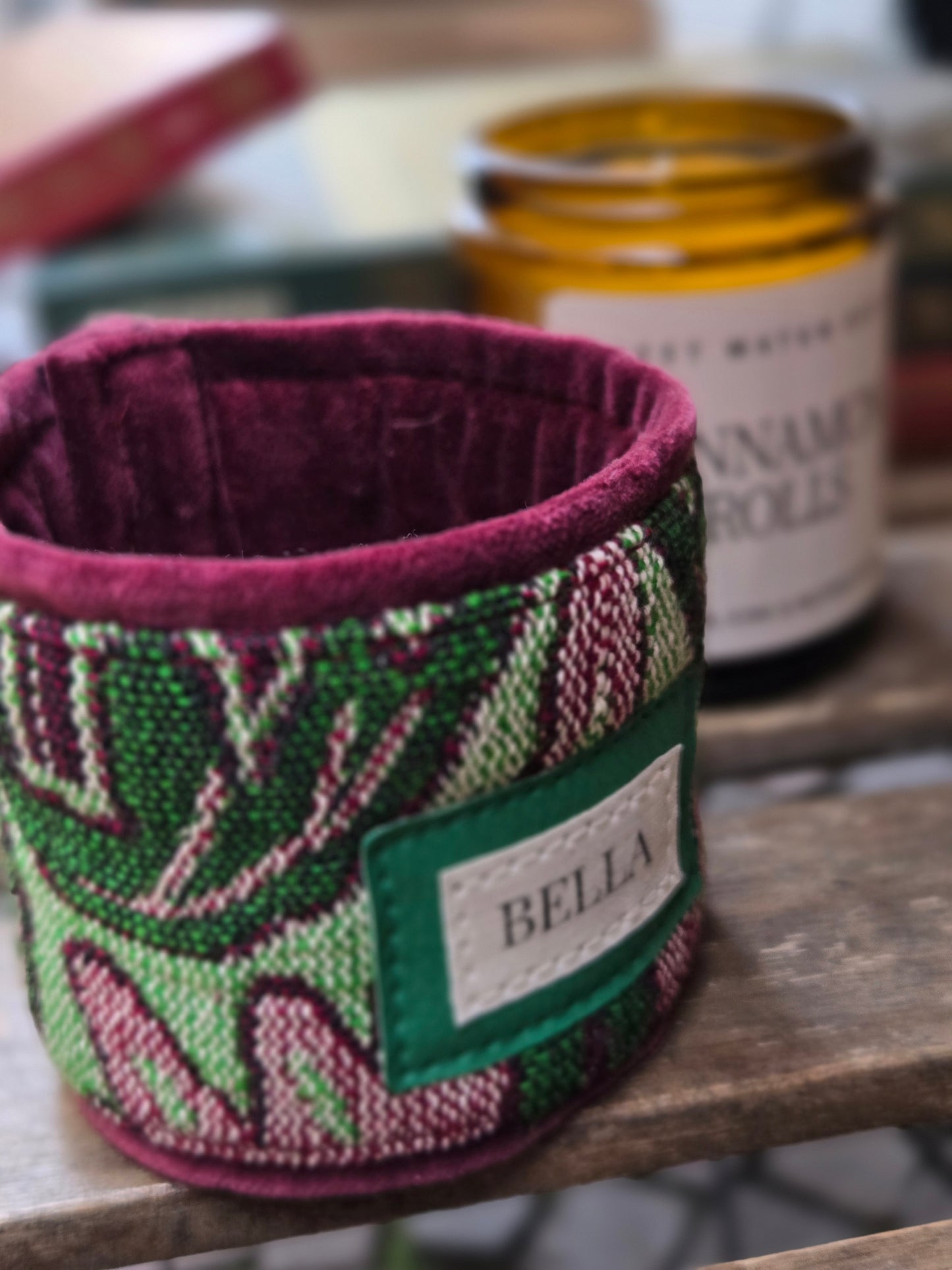 Candela Bella home décor Verde-Bordeaux
