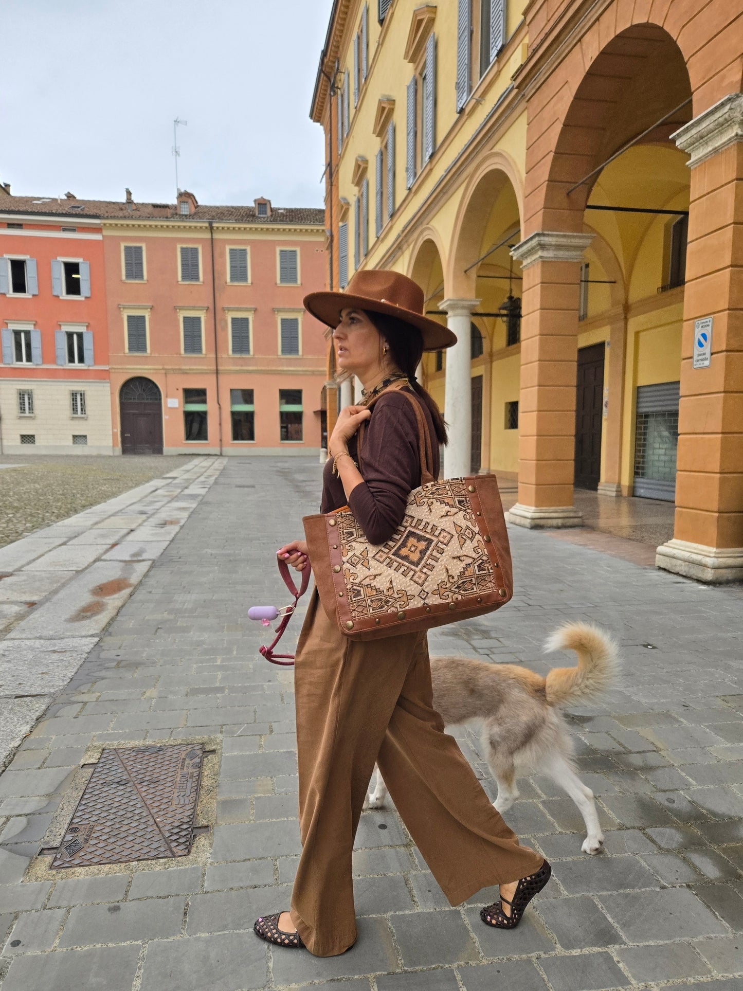 LOVE marrone SHOPPER