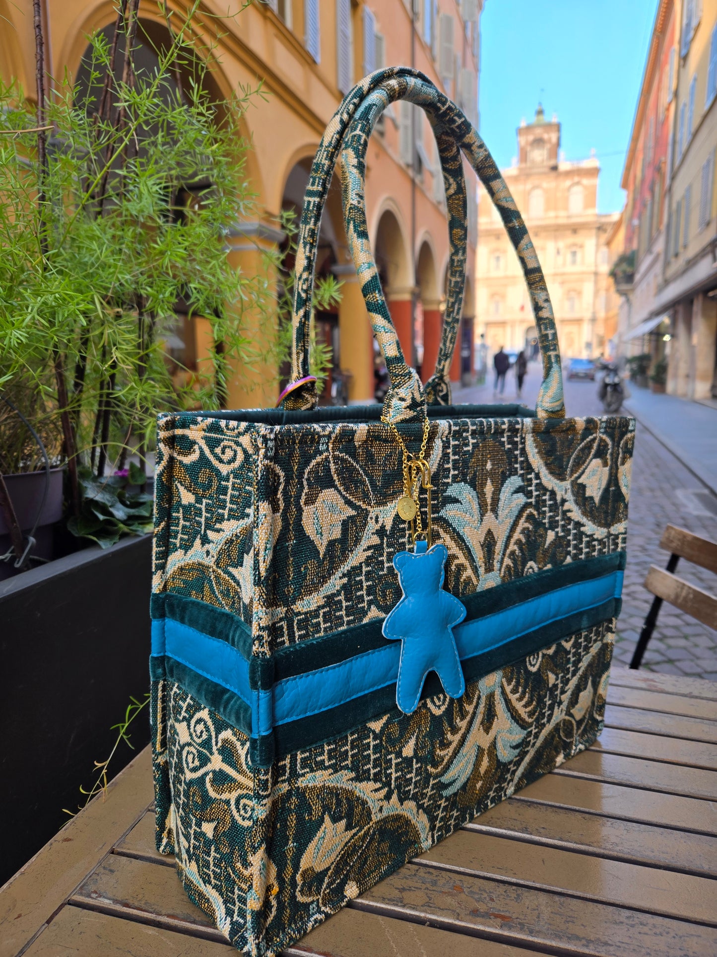 BELLA BAG MARSALA 1 SHOPPER