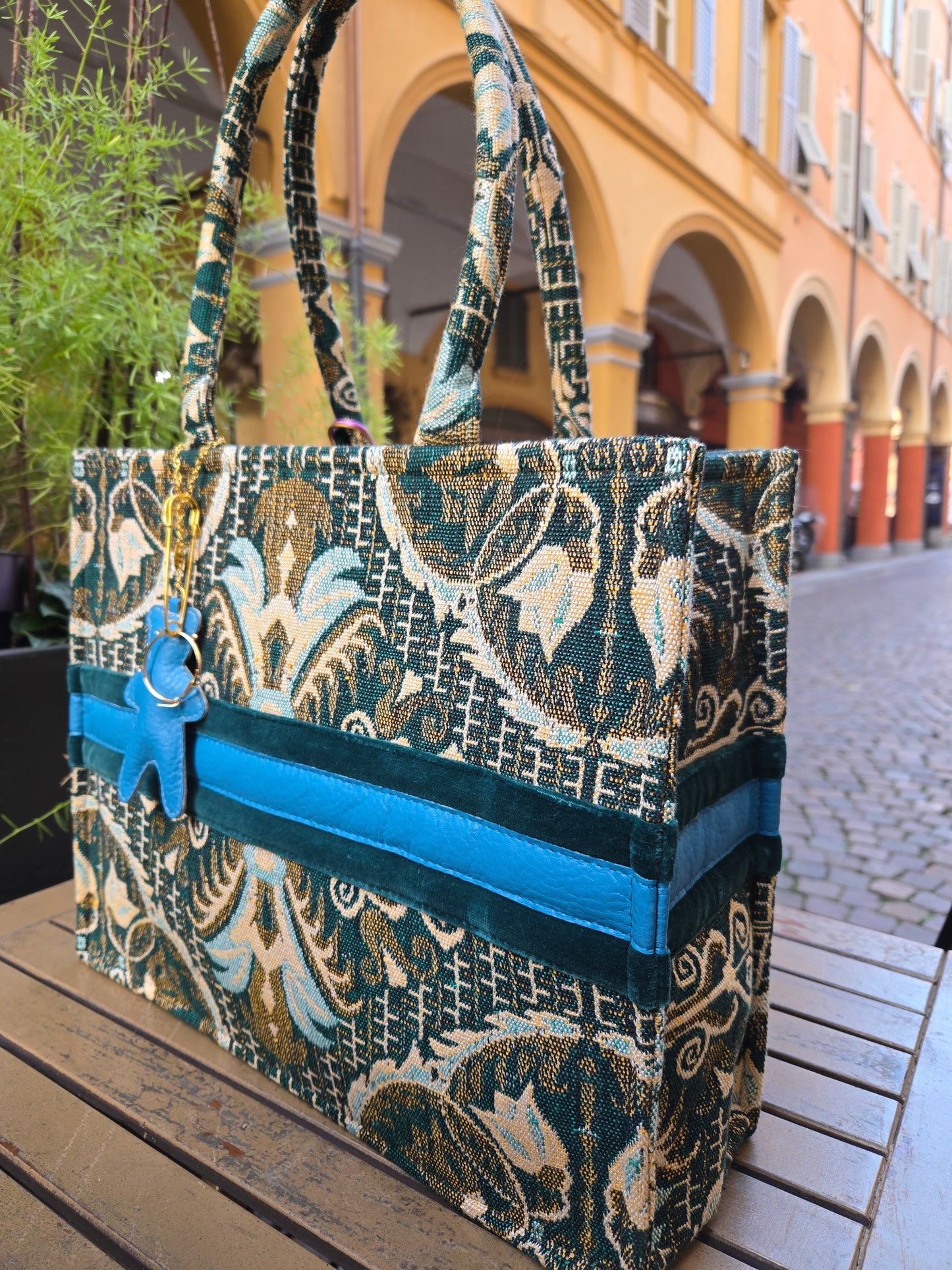 BELLA BAG MARSALA 1 SHOPPER