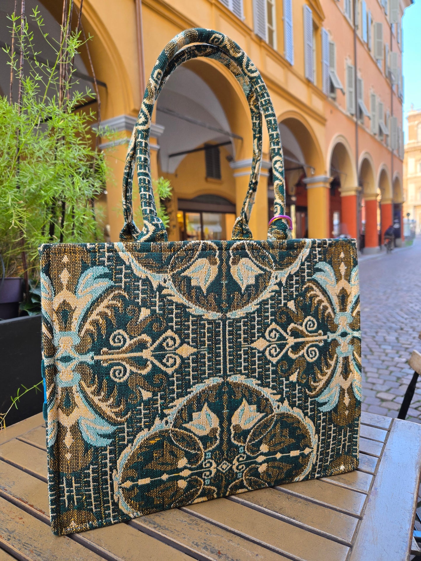 BELLA BAG MARSALA 1 SHOPPER