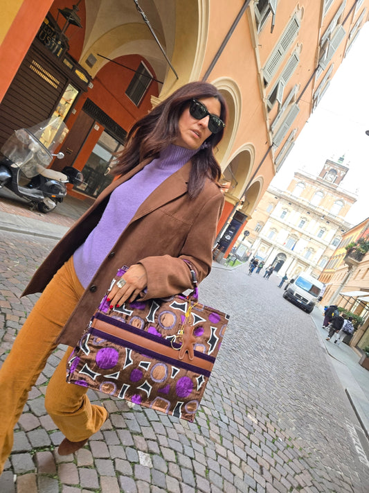 Bella bag CAIRO  marrone maxi