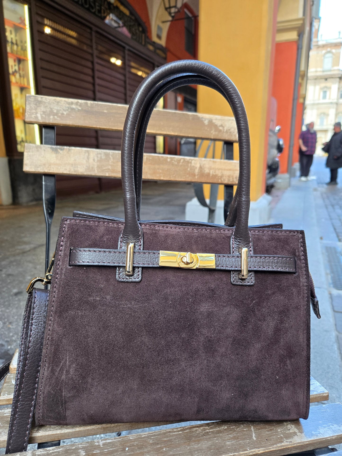 JACQUELINE MINI TESTA DI MORO CAMOSCIO
