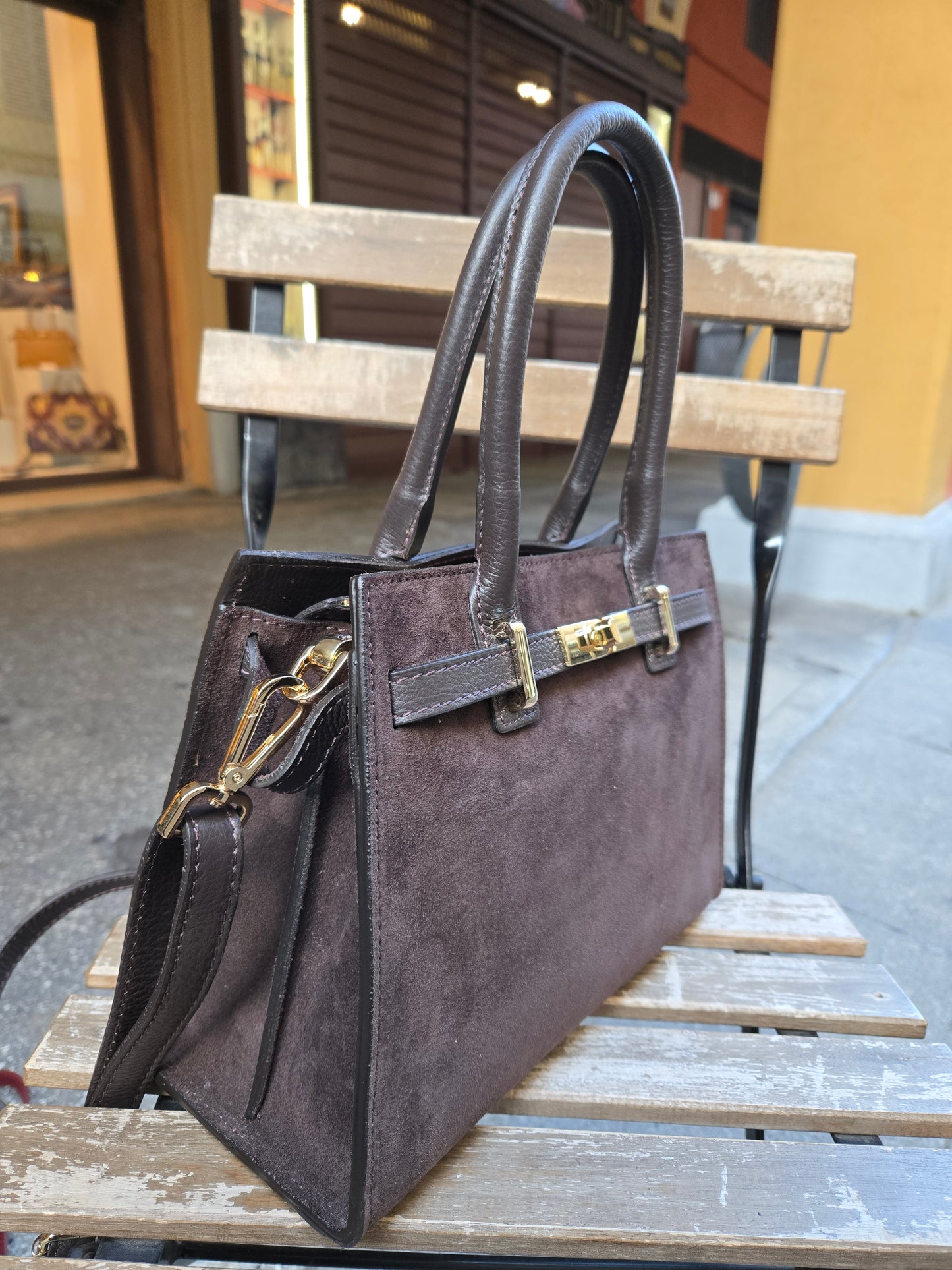JACQUELINE MINI TESTA DI MORO CAMOSCIO