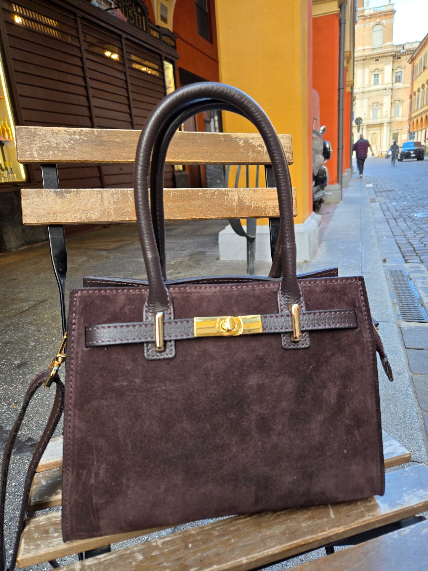 JACQUELINE MINI TESTA DI MORO CAMOSCIO