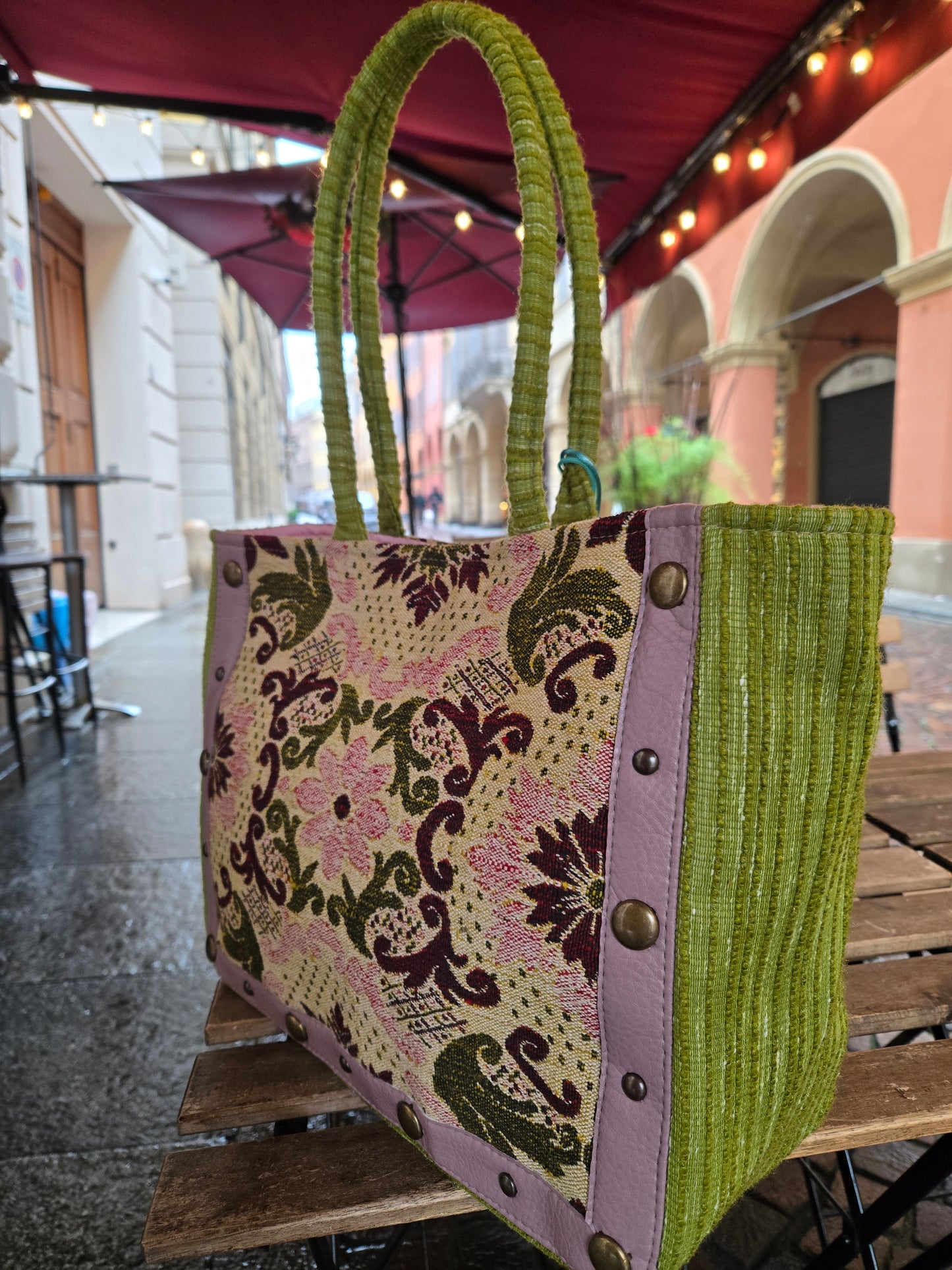 LOVE ROSA-VERDE SHOPPER