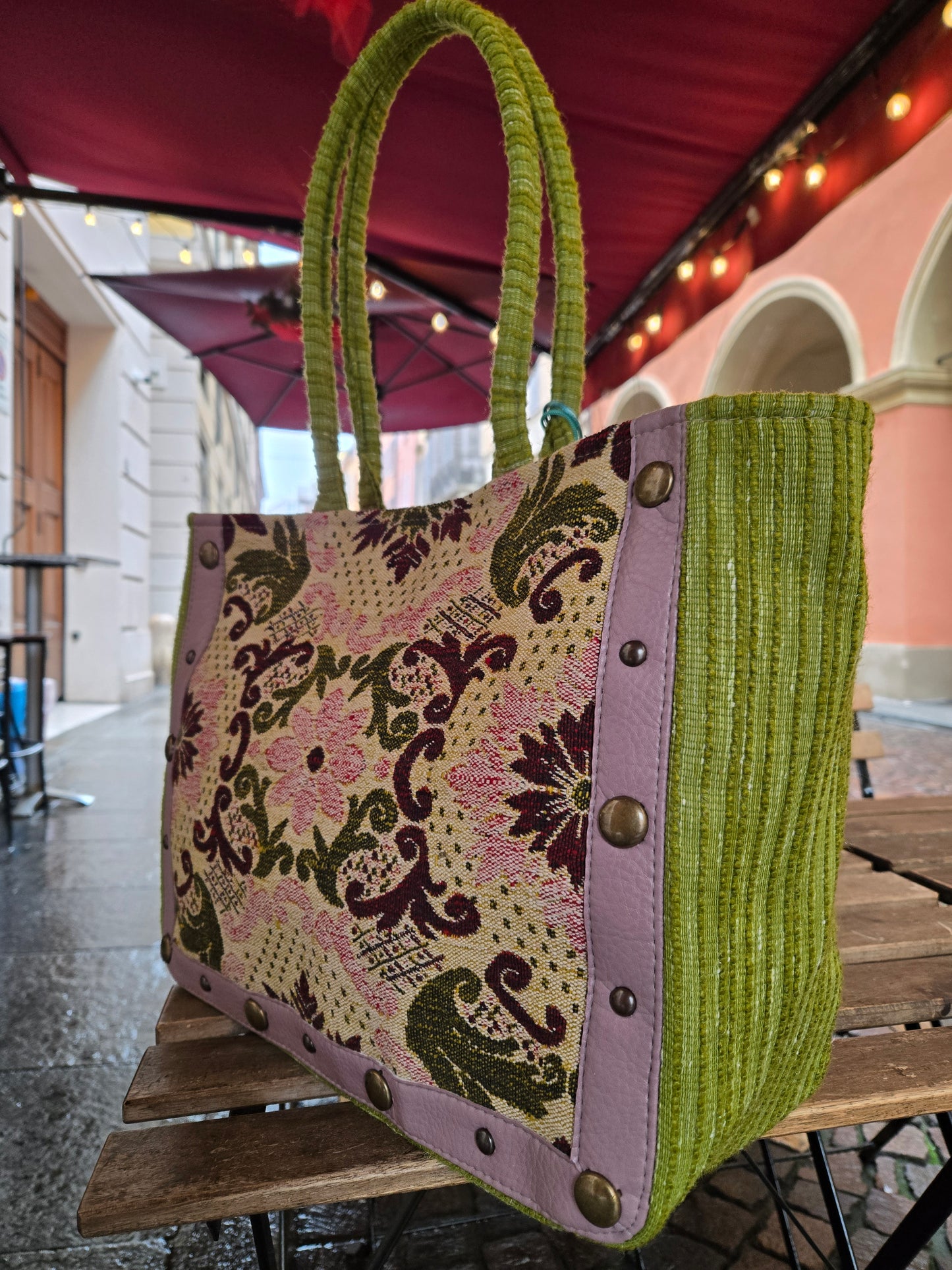 LOVE ROSA-VERDE SHOPPER