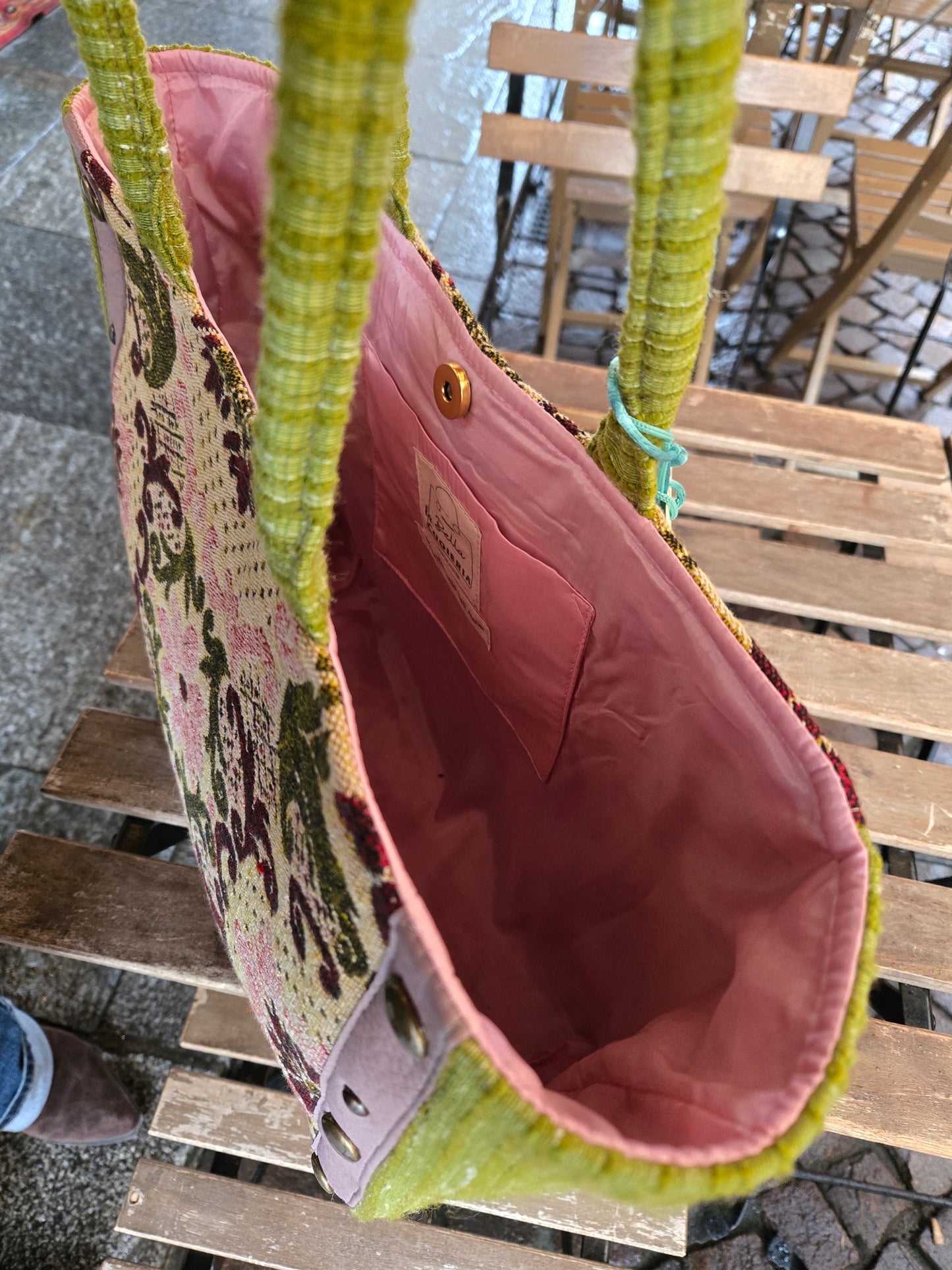 LOVE ROSA-VERDE SHOPPER