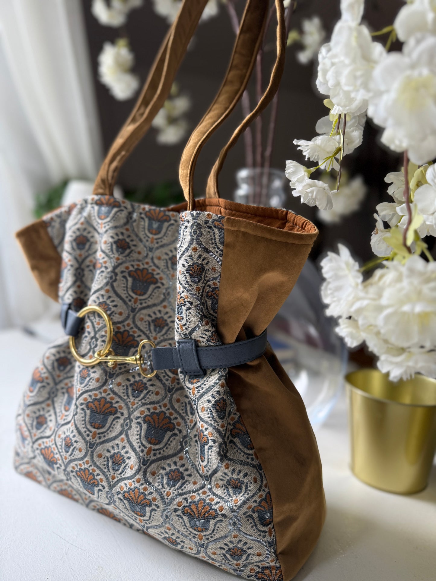 ADELAIDE GRIGIA SHOPPER