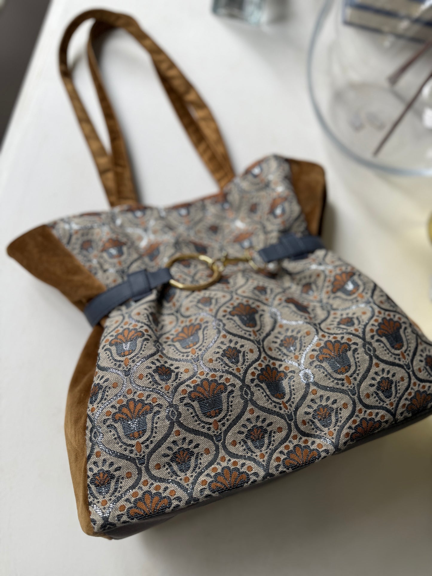 ADELAIDE GRIGIA SHOPPER