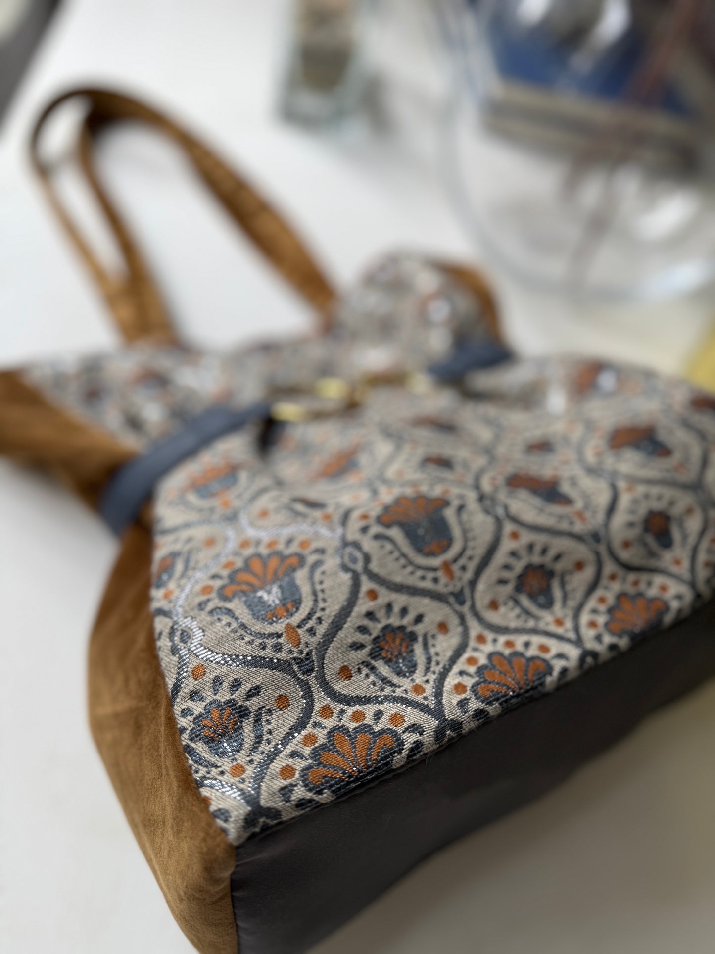 ADELAIDE GRIGIA SHOPPER