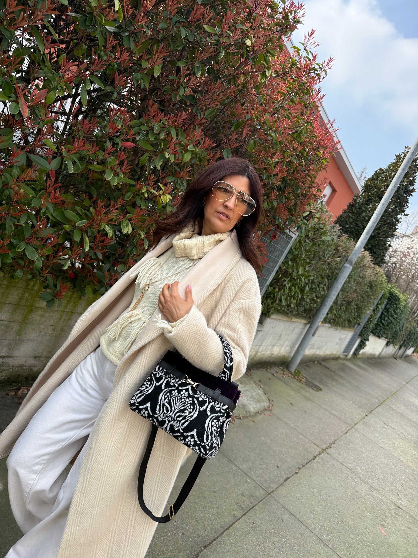 Kelly nera- bianca  mini