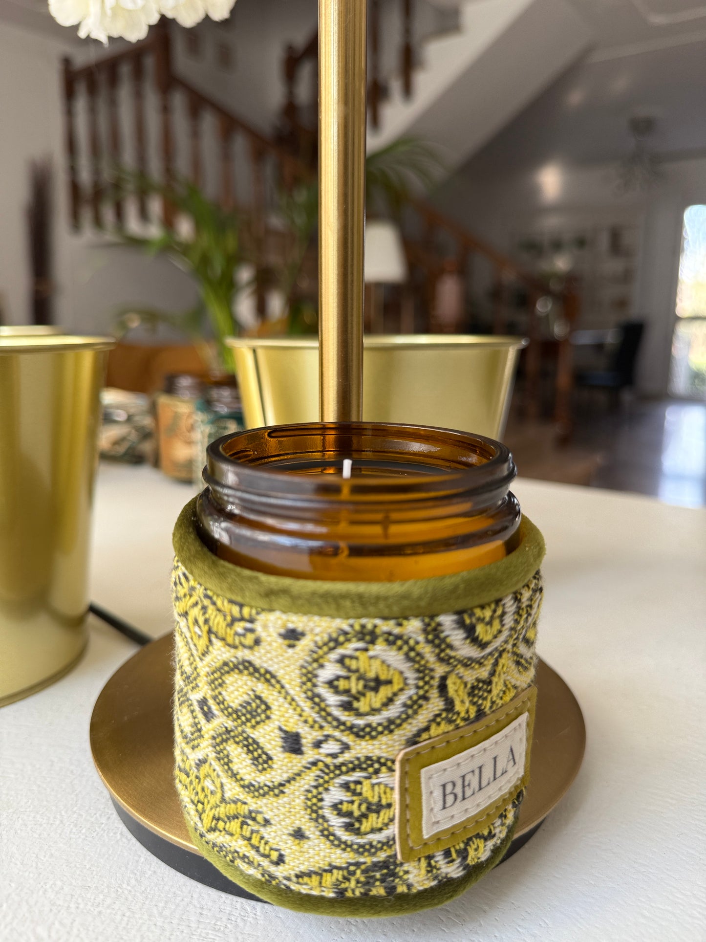 Candela Bella home Dècor Gialla