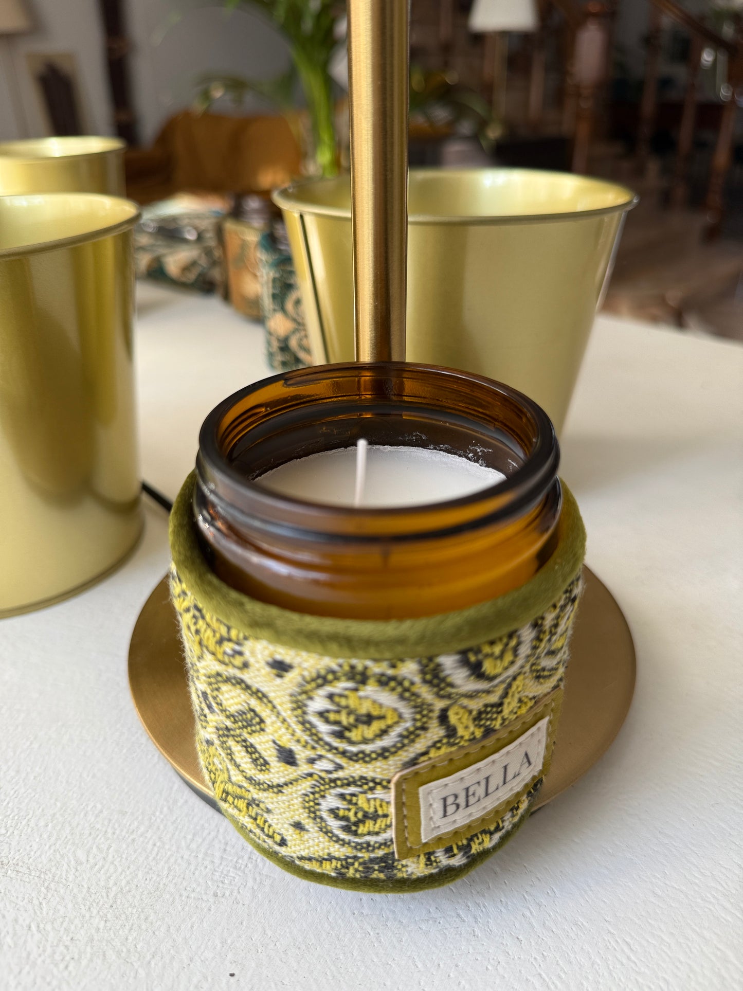 Candela Bella home Dècor Gialla