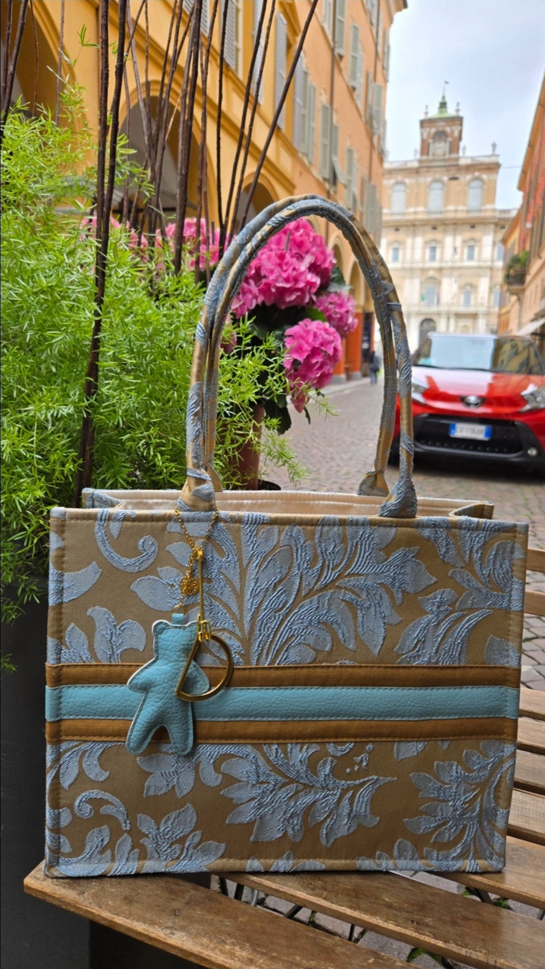 BELLA BAG ORO SHOPPER