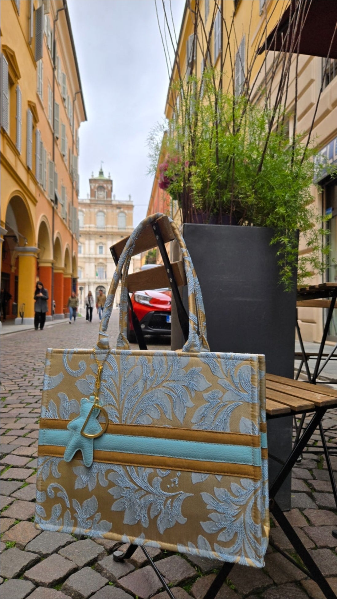 BELLA BAG ORO SHOPPER