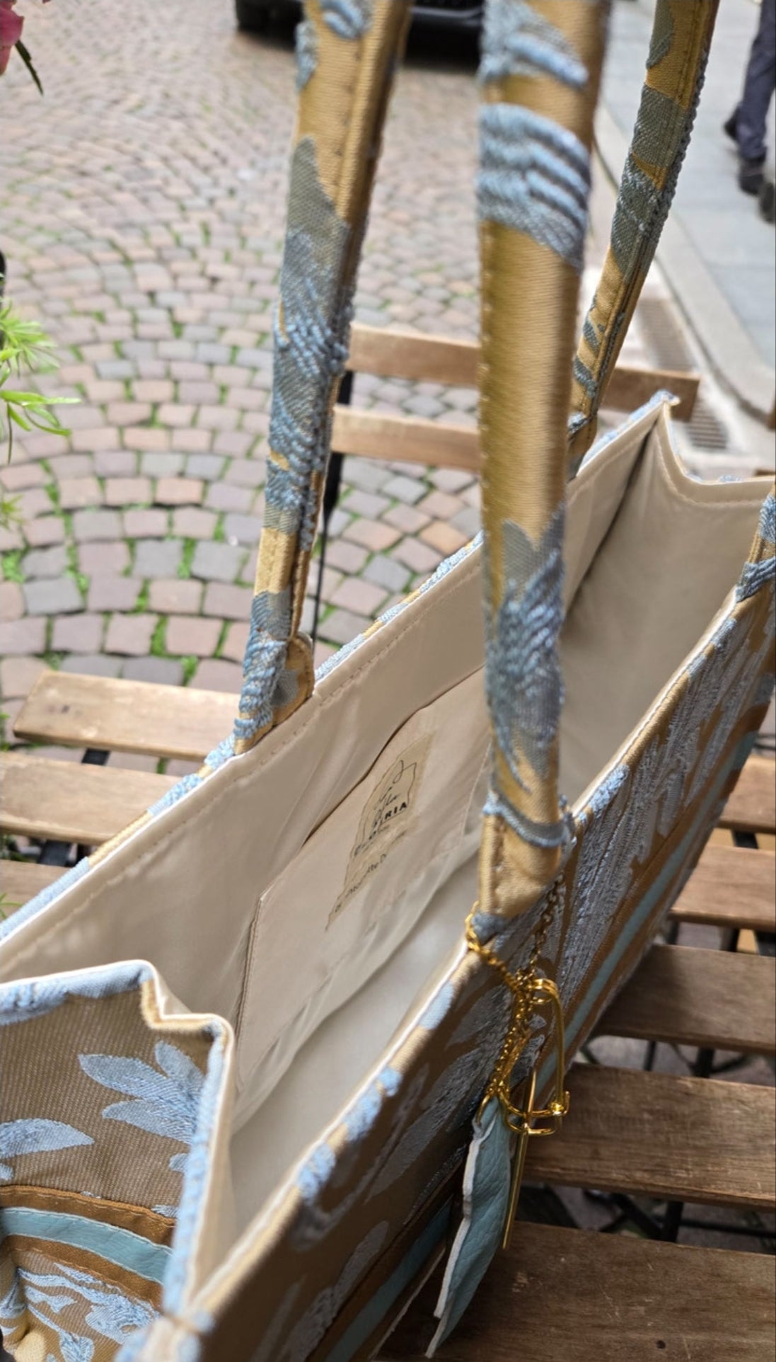 BELLA BAG ORO SHOPPER