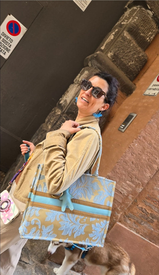 BELLA BAG ORO SHOPPER