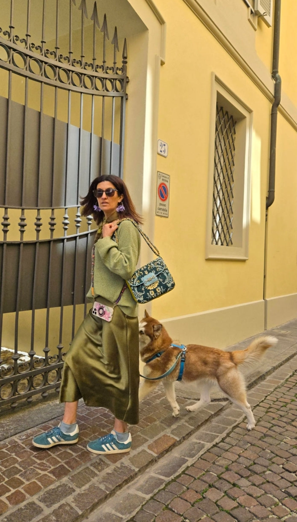 Crossbody  MARSALA a spalla/tracolla