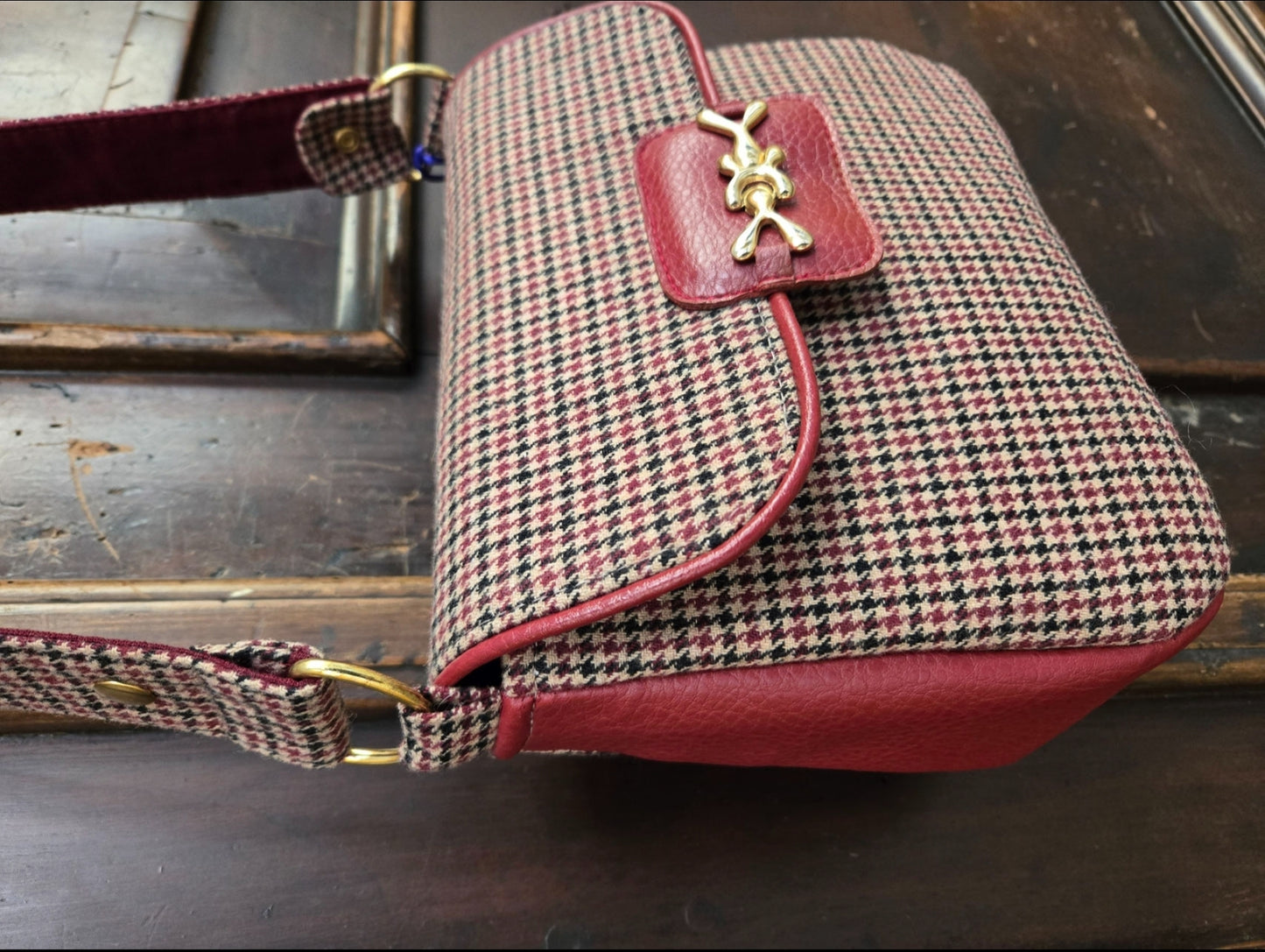 Crossbody  ROSSO AMARANTO a spalla/tracolla