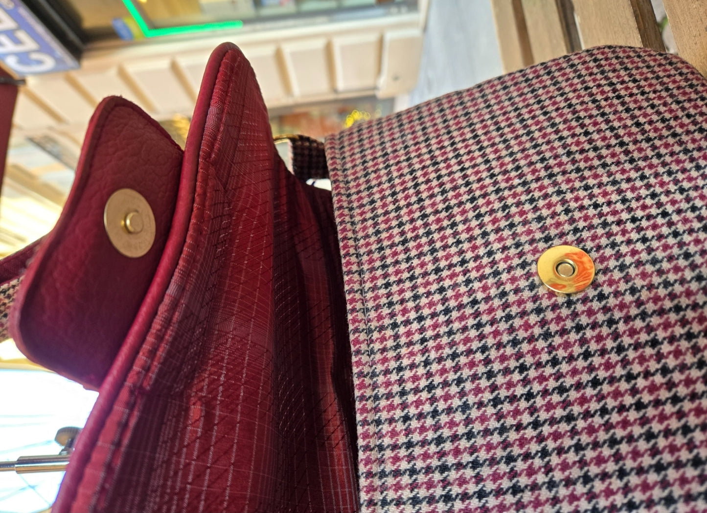 Crossbody  ROSSO AMARANTO a spalla/tracolla