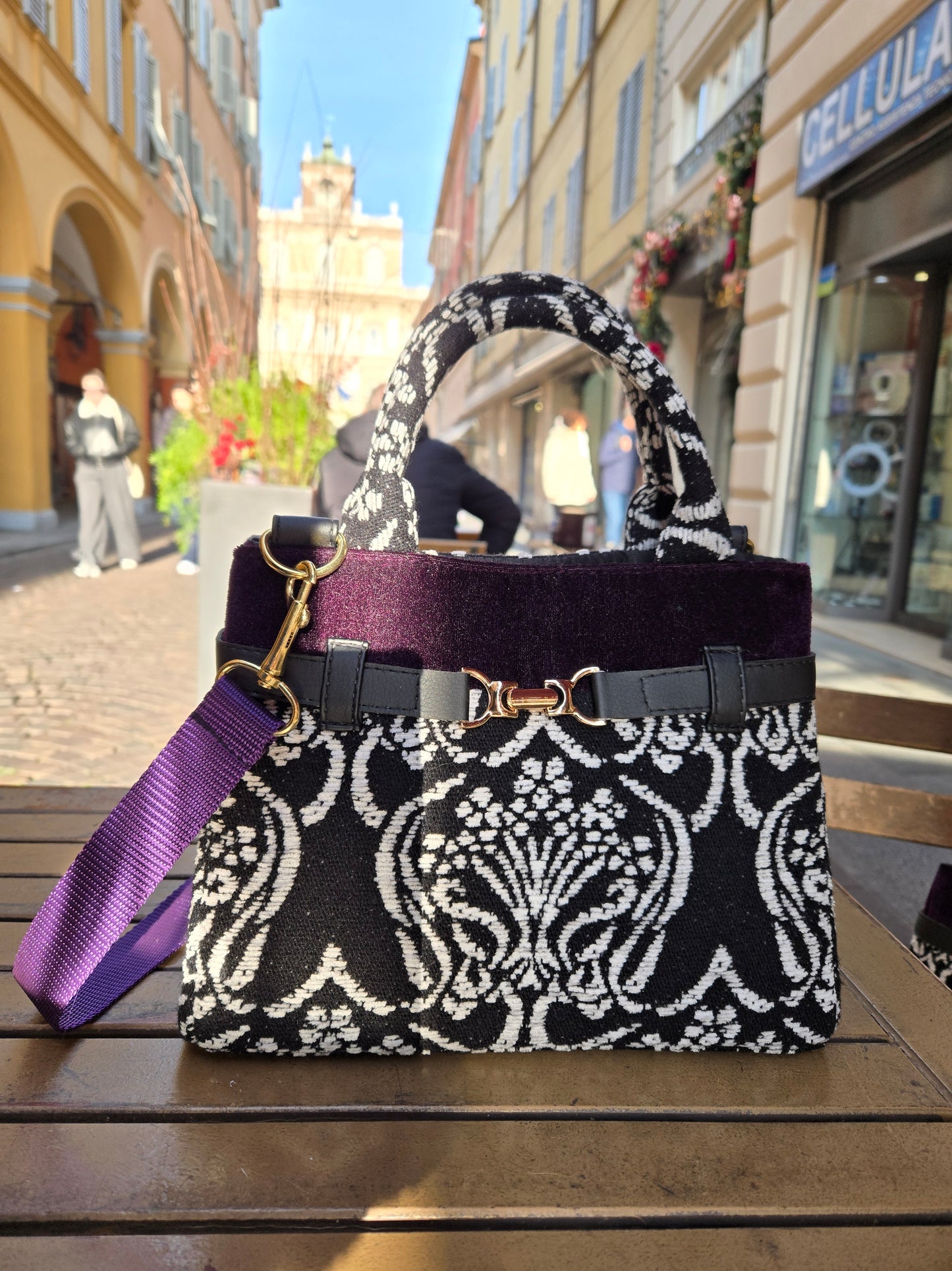 Kelly nera- bianca  mini