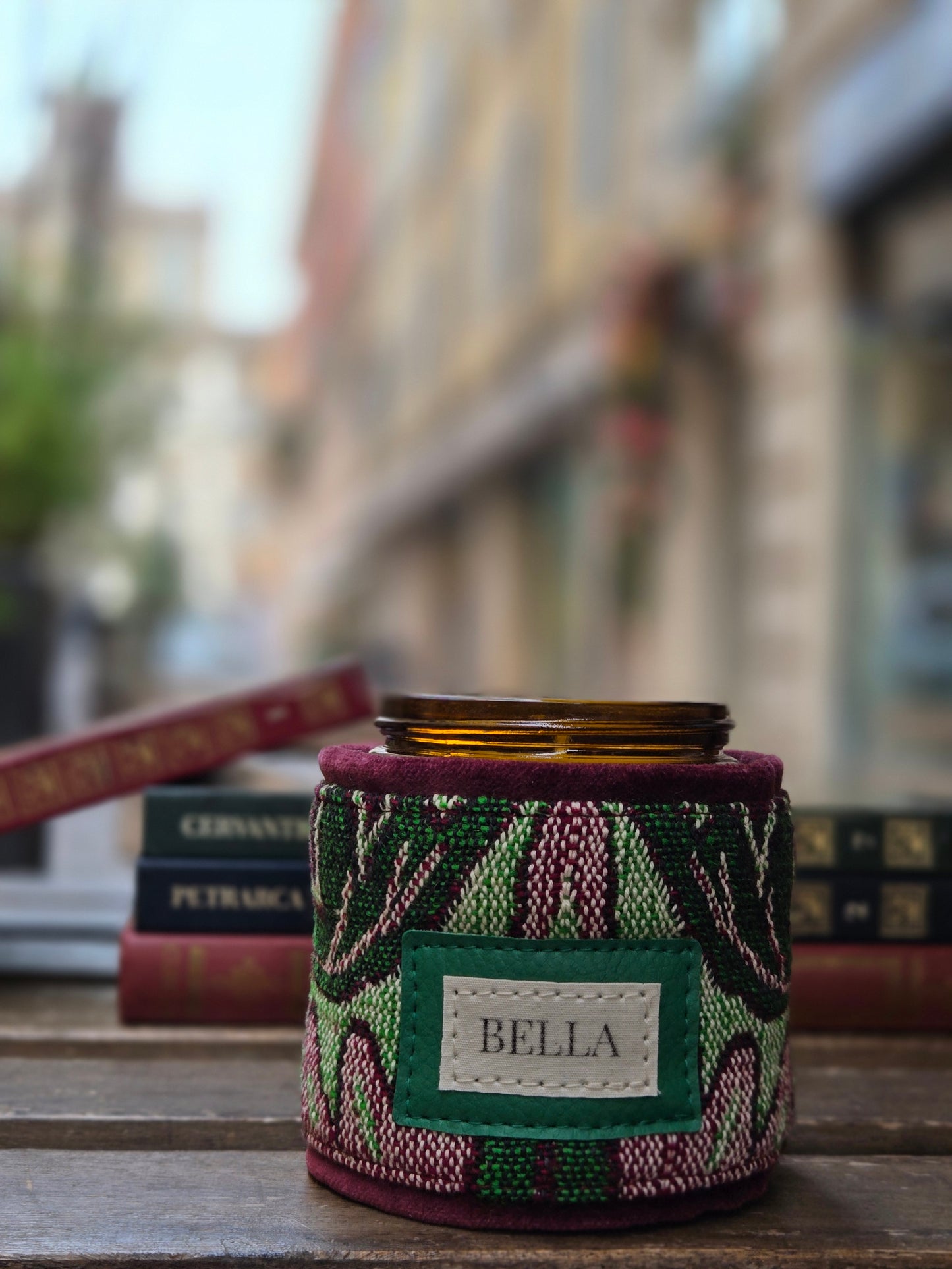 Candela Bella home décor Verde-Bordeaux