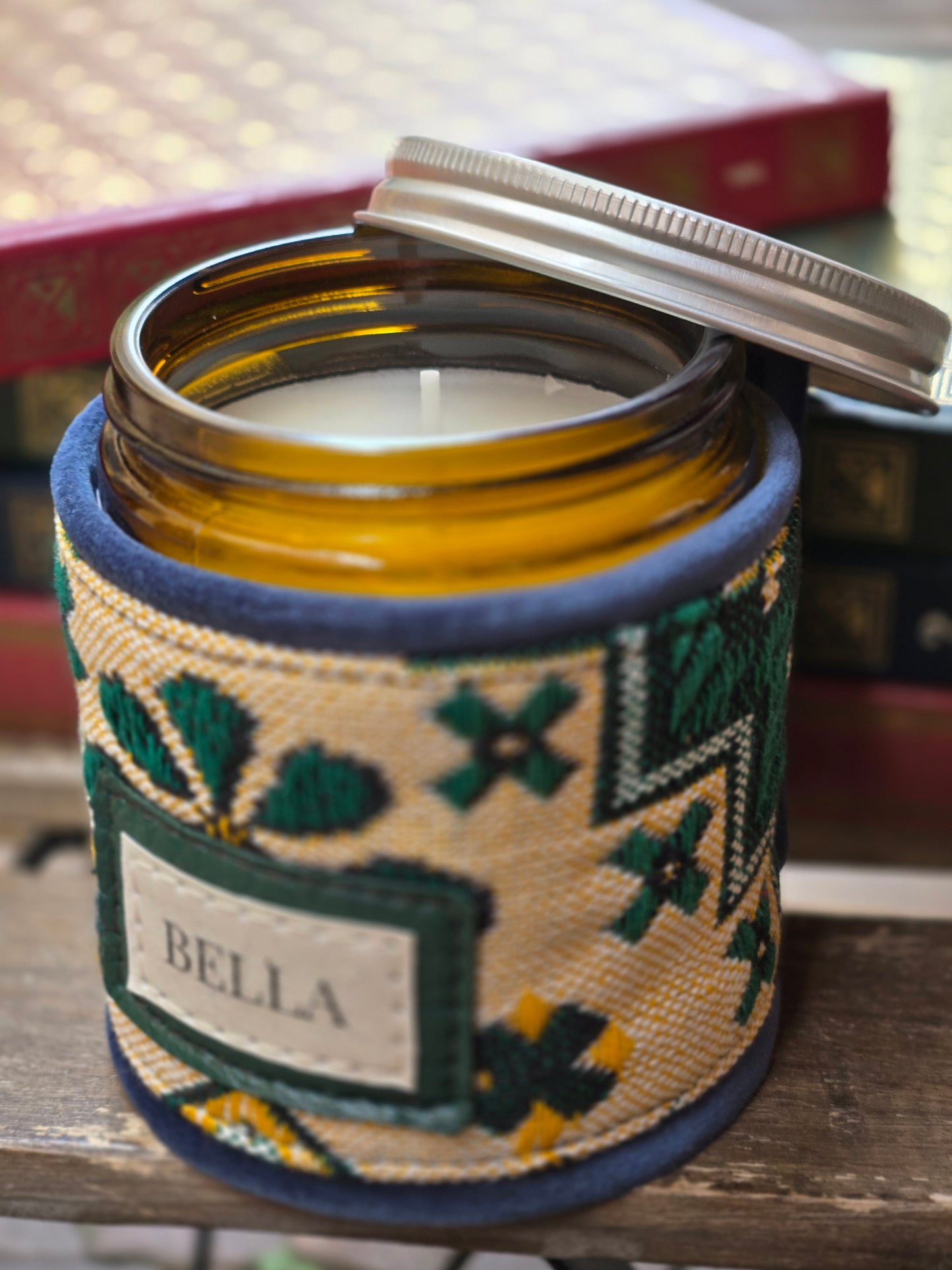 Candela Bella home décor Verde-gialla