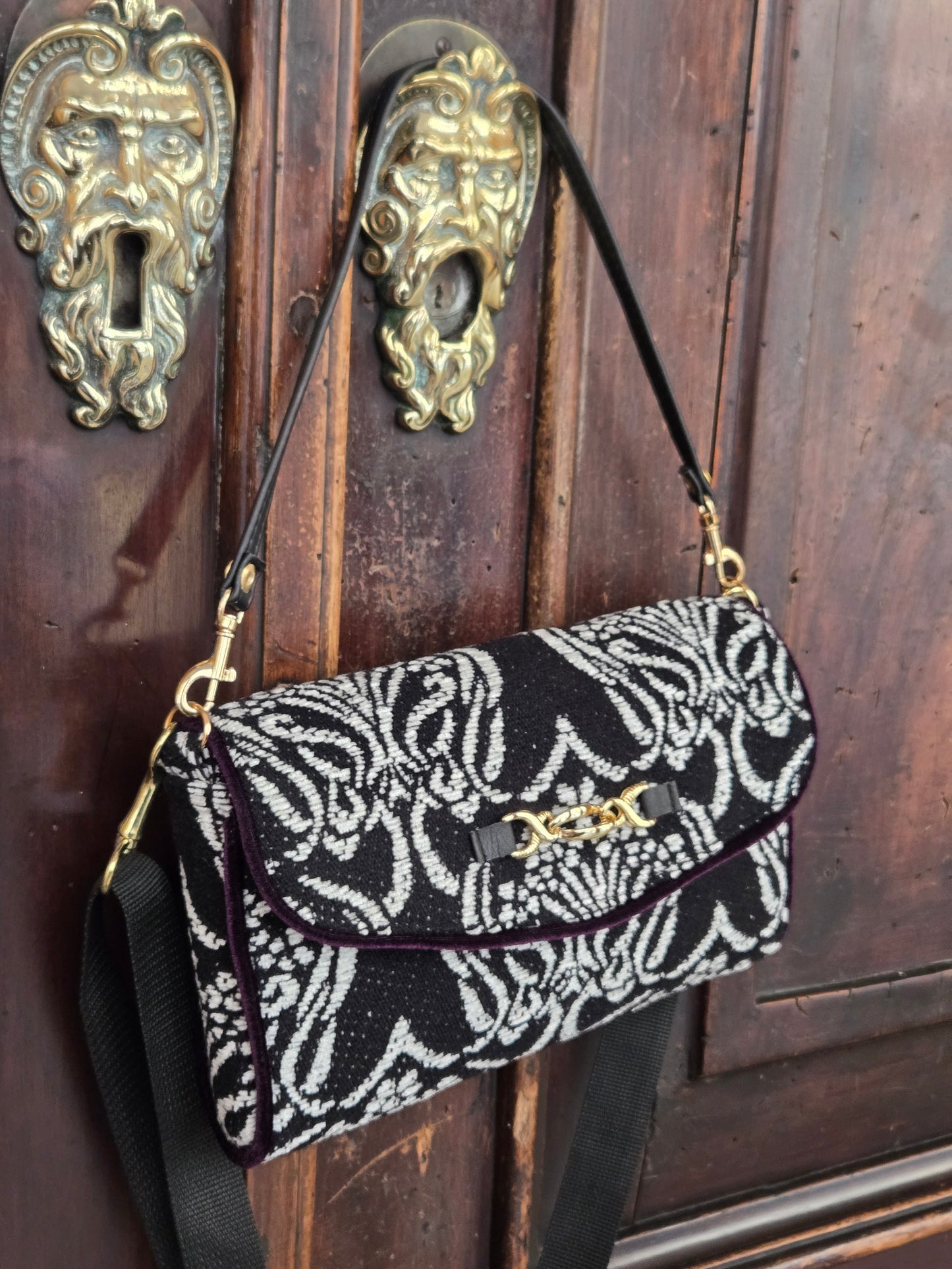 Clutch  Any Nera e bianca