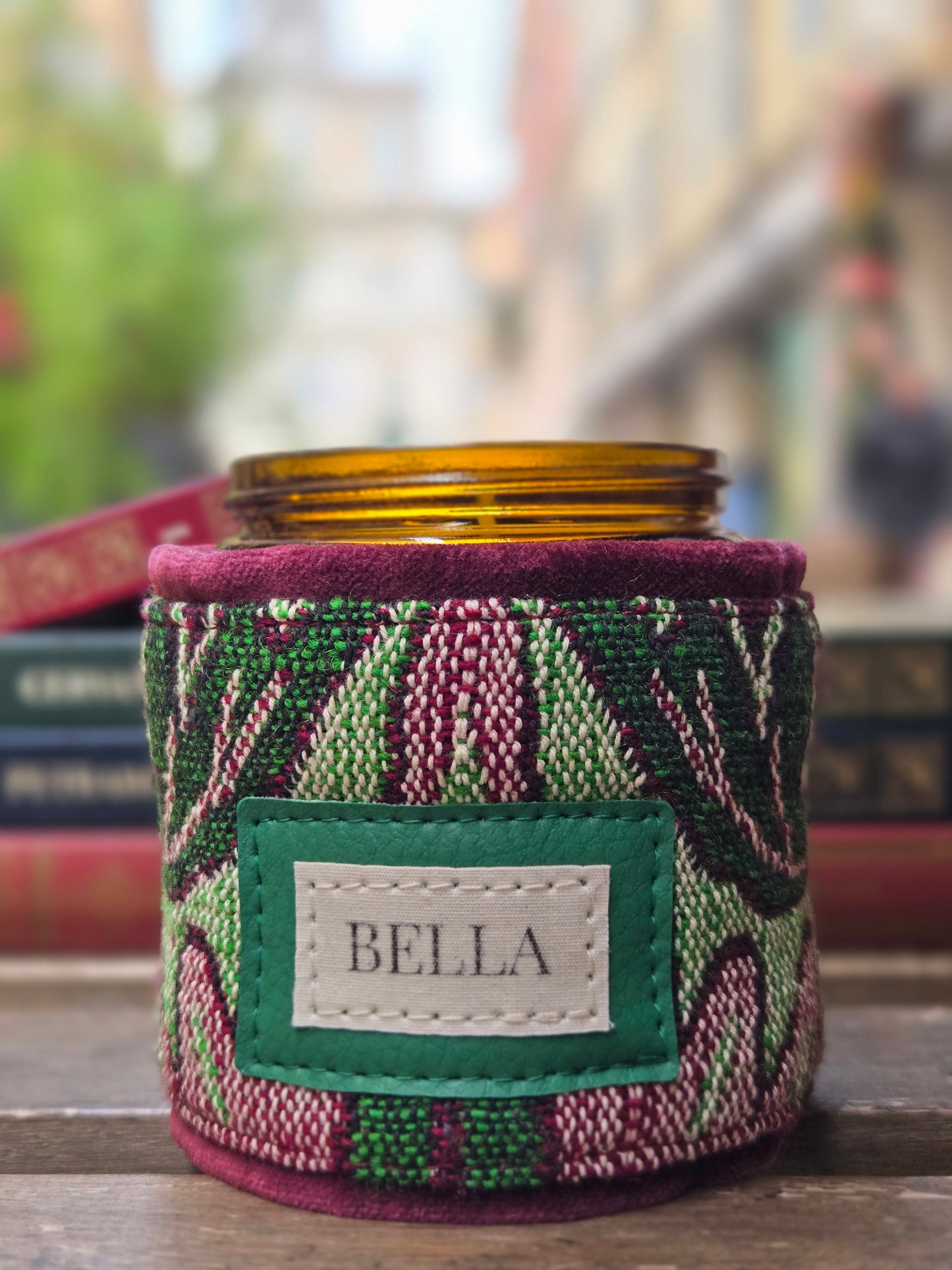 Candela Bella home décor Verde-Bordeaux