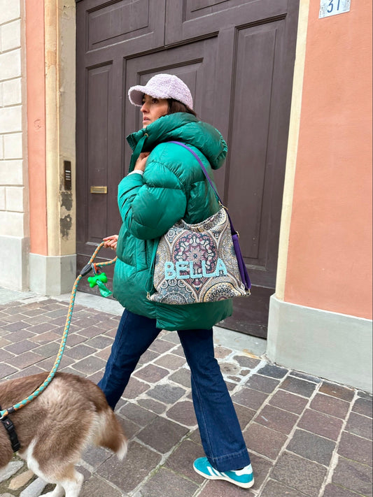 BELLA BORSA/ZAINO/TRAC. FORTE DEI MARMI viola