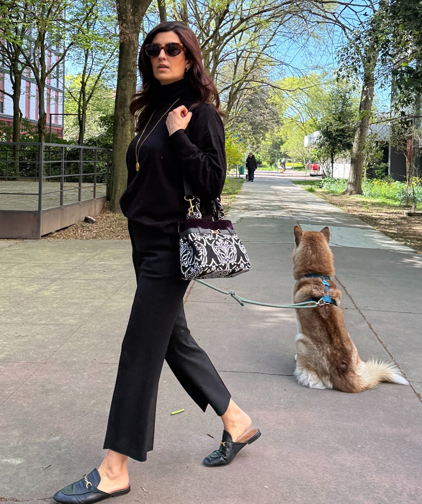 Kelly nera- bianca  mini