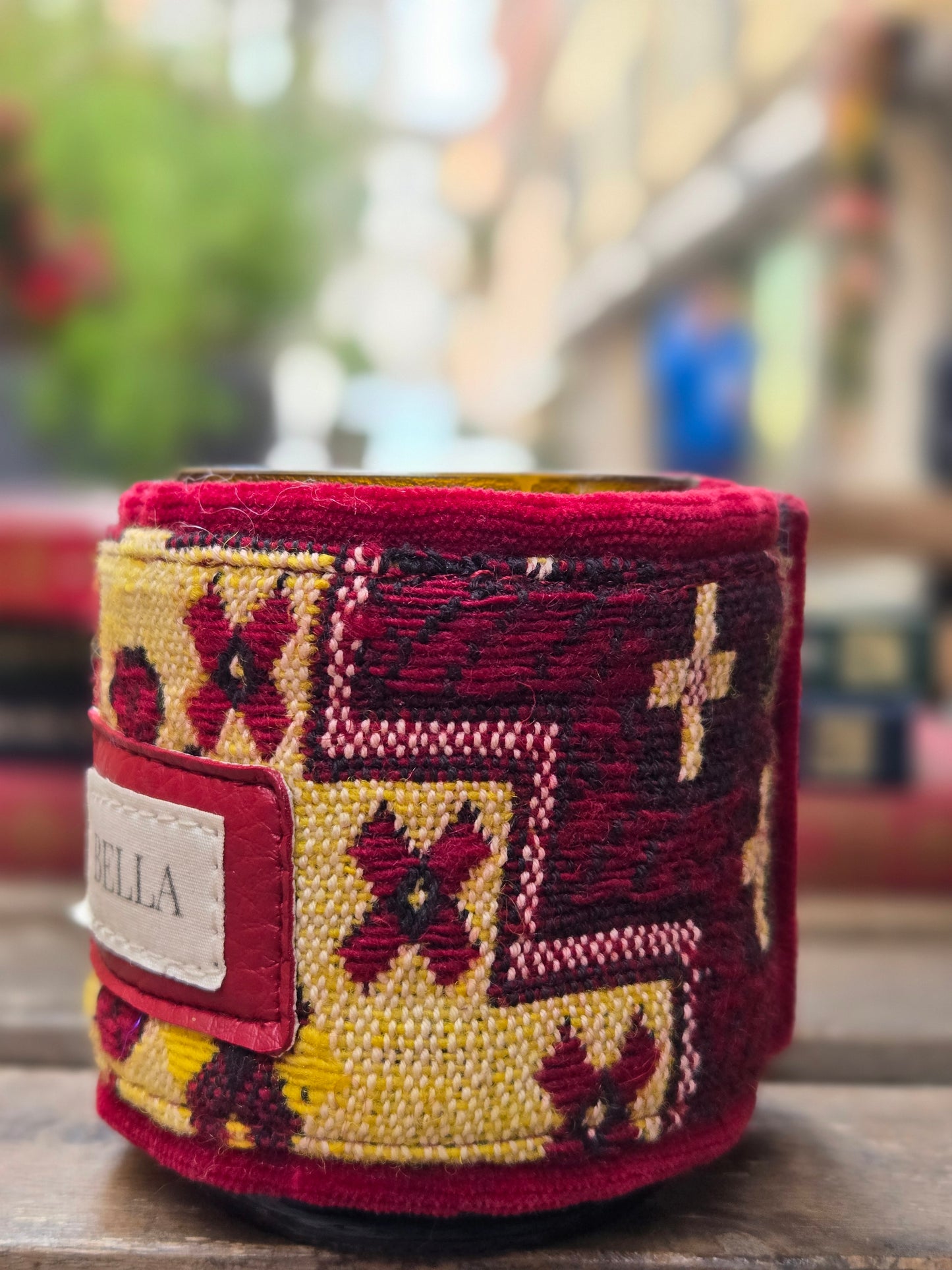 Candela Bella home dècor Rossa-gialla
