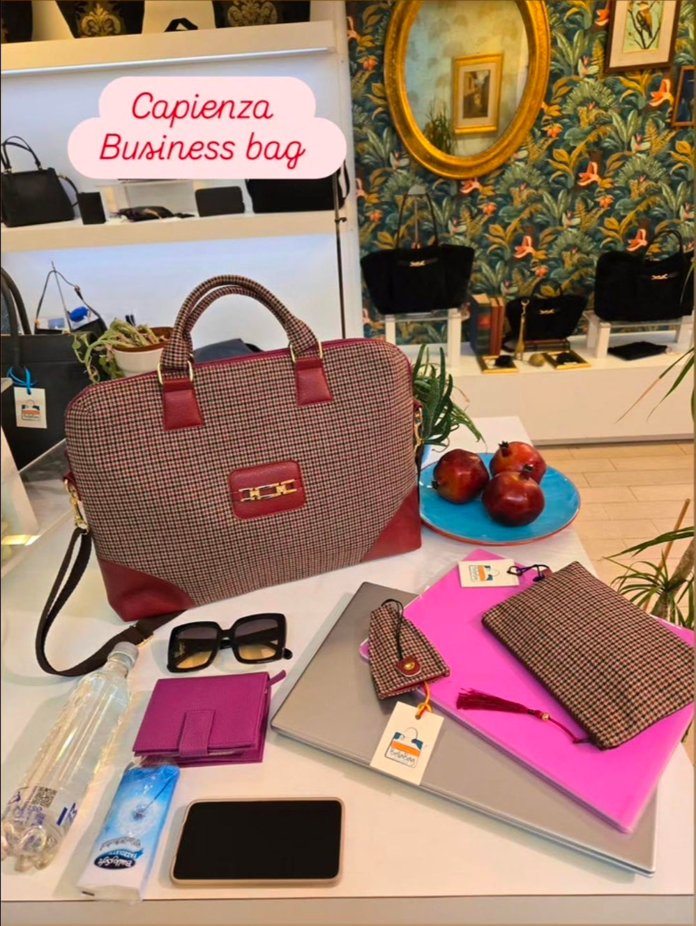 Bella Business bag Arancio-Marrone