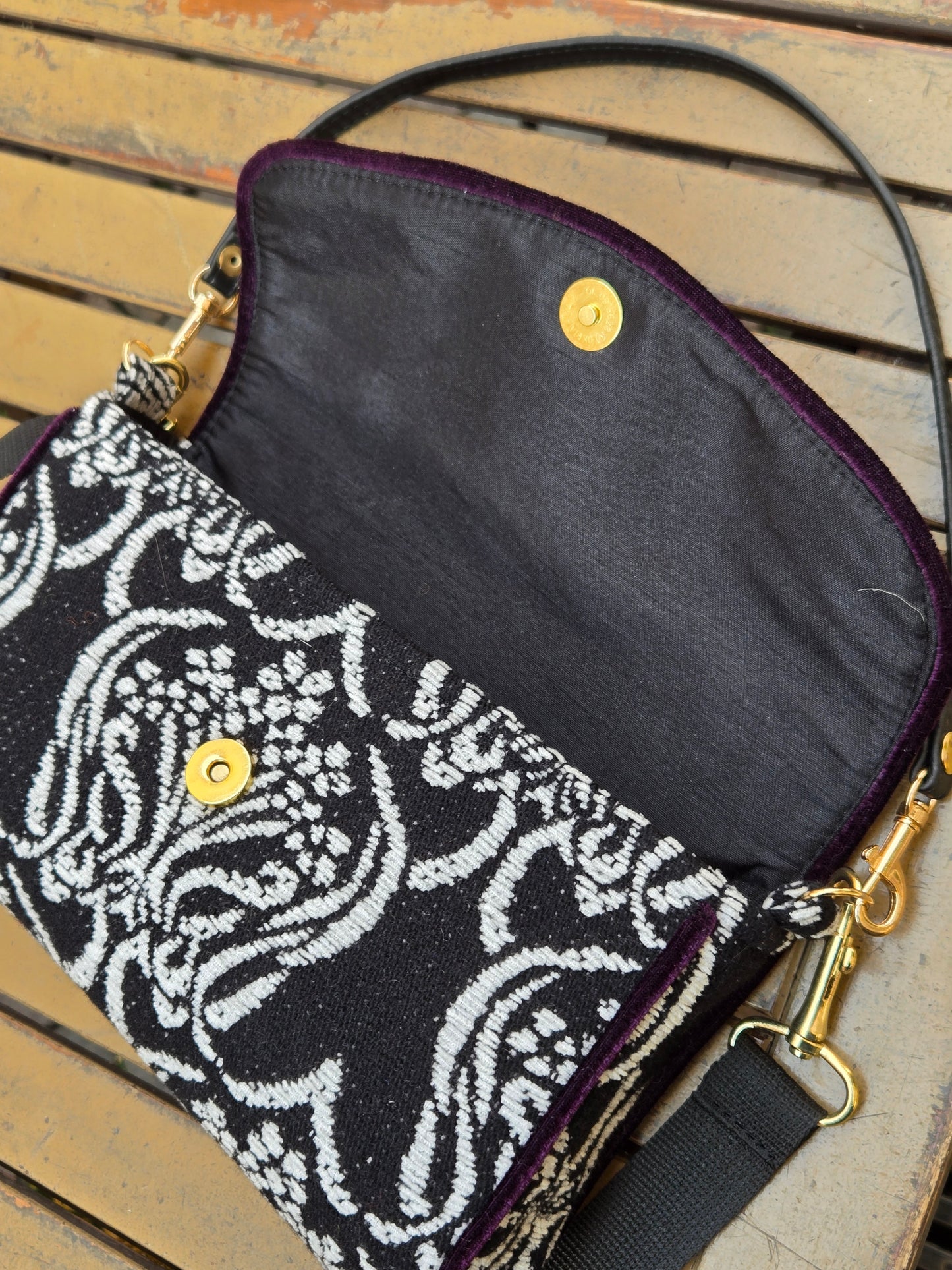 Clutch  Any Nera e bianca