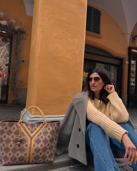 Vittoria maxi giallo burro