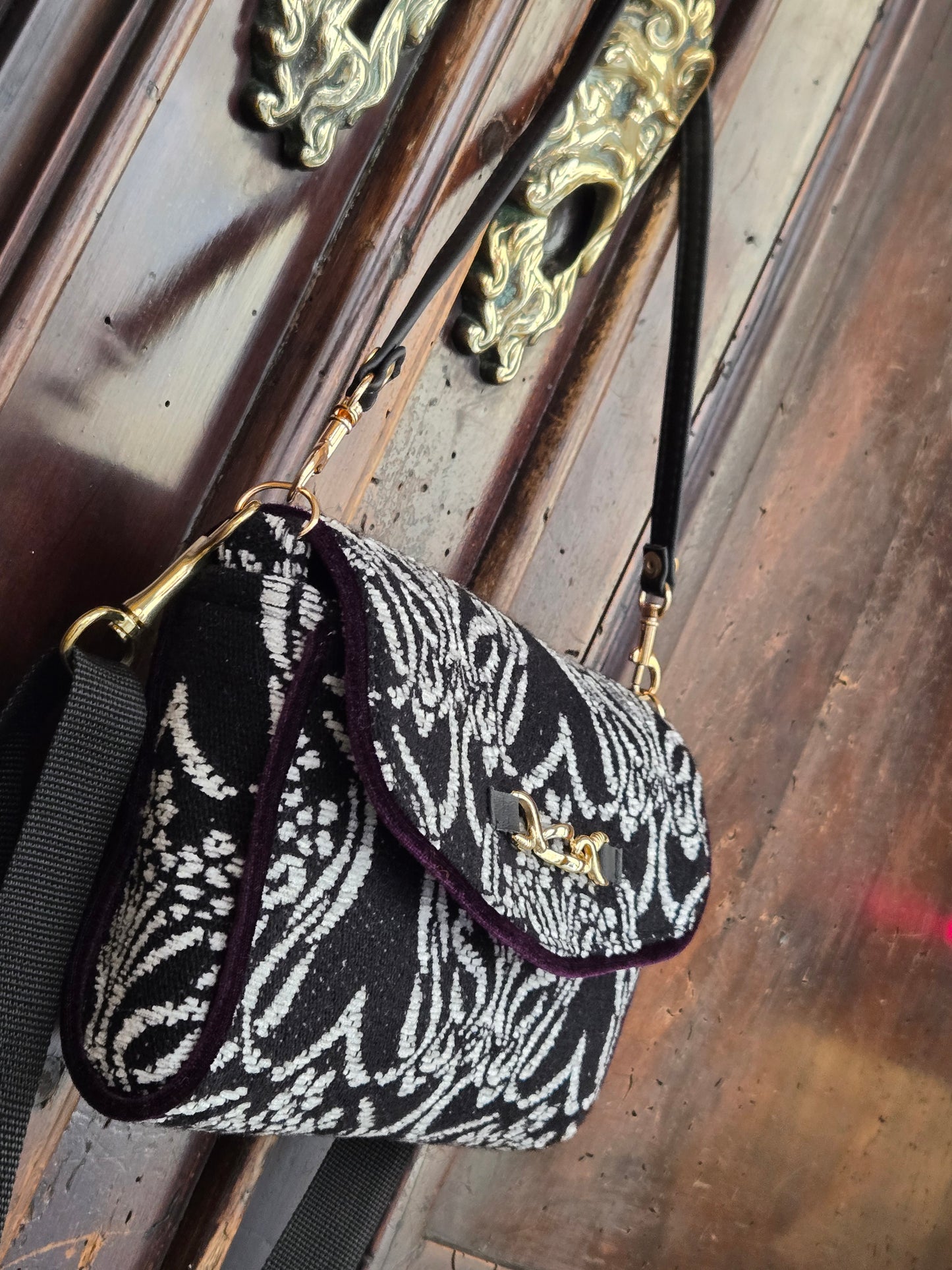 Clutch  Any Nera e bianca
