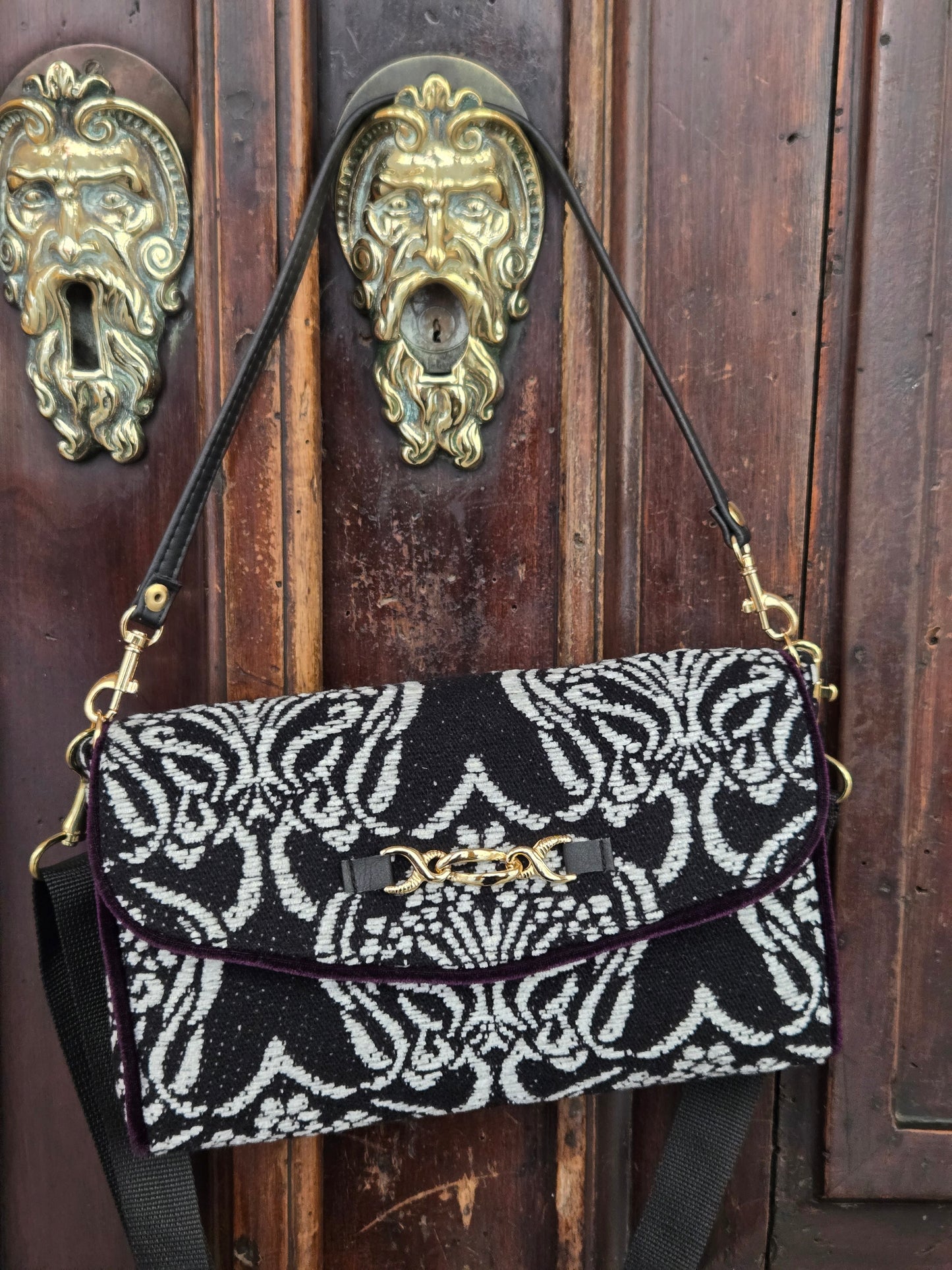 Clutch  Any Nera e bianca