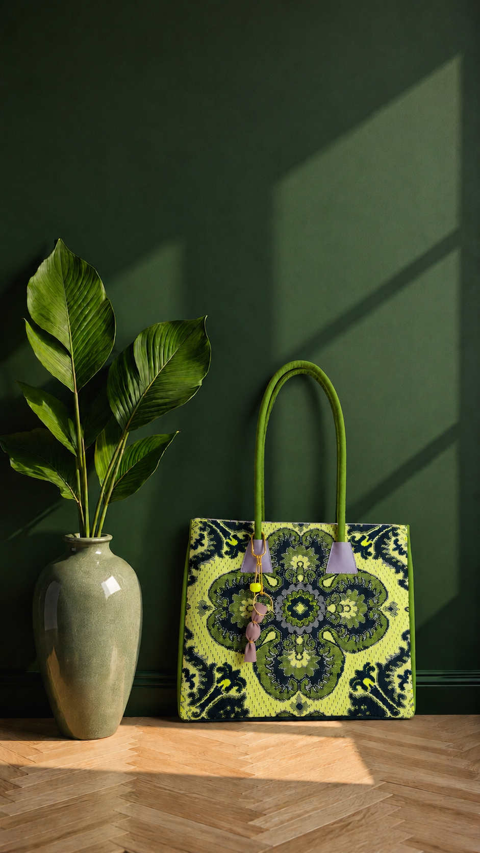New Iris shopper lime